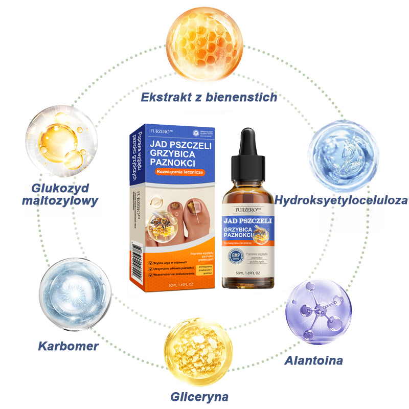 🐝🐝Furzero™ Bienengift Nagelpilz Leczenie: Całkowite rozwiązanie problemu grzybicy paznokci🌟👣👣👣