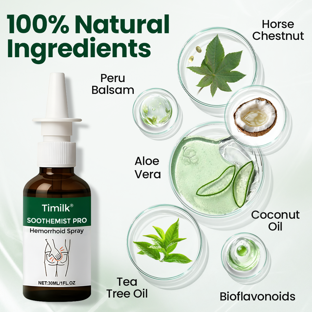 🎄Timilk® SootheMist PRO – Profesjonalny spray łagodzący na hemoroidy🎁