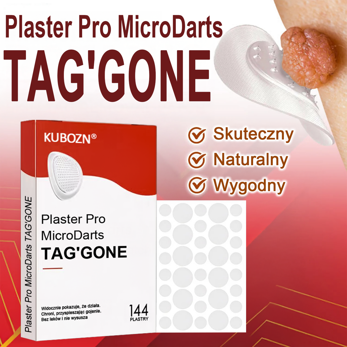 KUBOZN® Mikroigłowy Botaniczny Plaster na Usuwanie Brodawek Skórnych✨✨✨