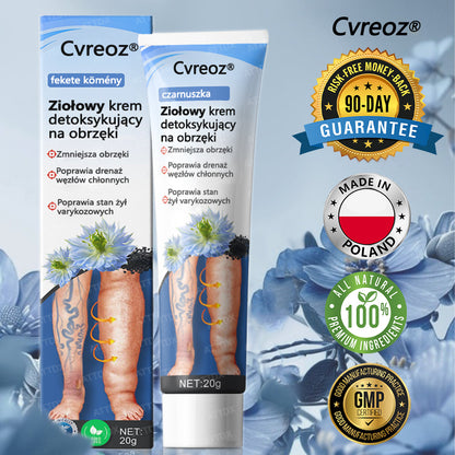 Detoksykujący krem ziołowy z czarnym kminkiem Cvreoz®🩹🩹🩹