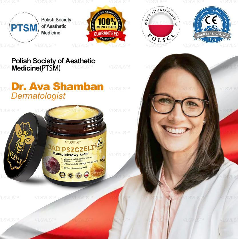 🇵🇱VLSVLS™ Krem Komprehensywny z Jadami Pszczół 🇵🇱 Rekomendowany przez Dermatologów🇵🇱