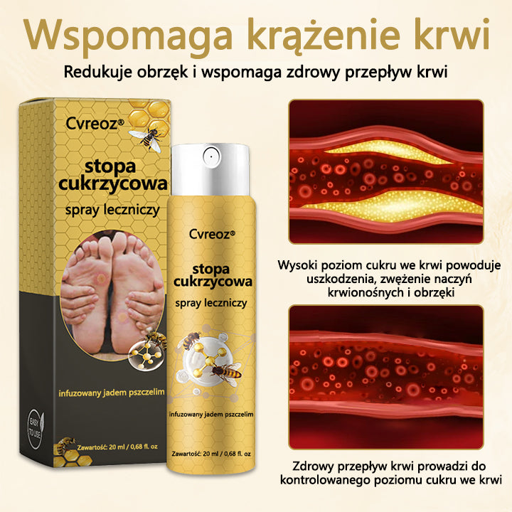 Cvreoz® Leczniczy spray z jadem pszczelim do gojenia i regeneracji ran na dłoniach i stopach🌿🌿🌿